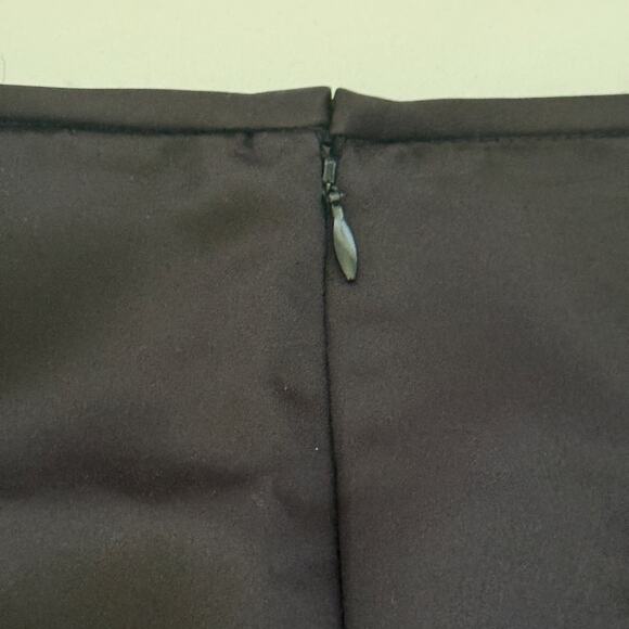 Vintage Jessica McClintock For Gunne Sax Maxi Mermaid Skirt Sz 7 Satin Vampygoth - Picture 4 of 7